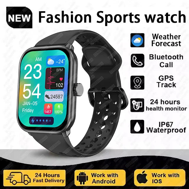 New Series 5 Watch5 Men Smart Watch Blood Pressure Blood Oxygen Heart Rate AI Voice Bluetooth Call Women SmartWatch For Xiaomi