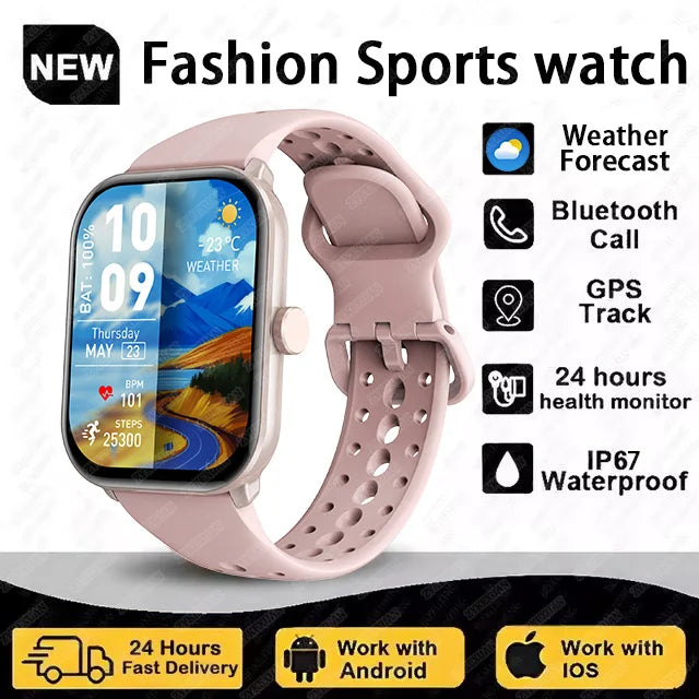 New Series 5 Watch5 Men Smart Watch Blood Pressure Blood Oxygen Heart Rate AI Voice Bluetooth Call Women SmartWatch For Xiaomi
