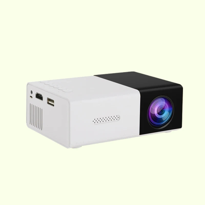 YG300 built-in speaker, supports high-definition 1080P, handheld mini entertainment portable home LED projector