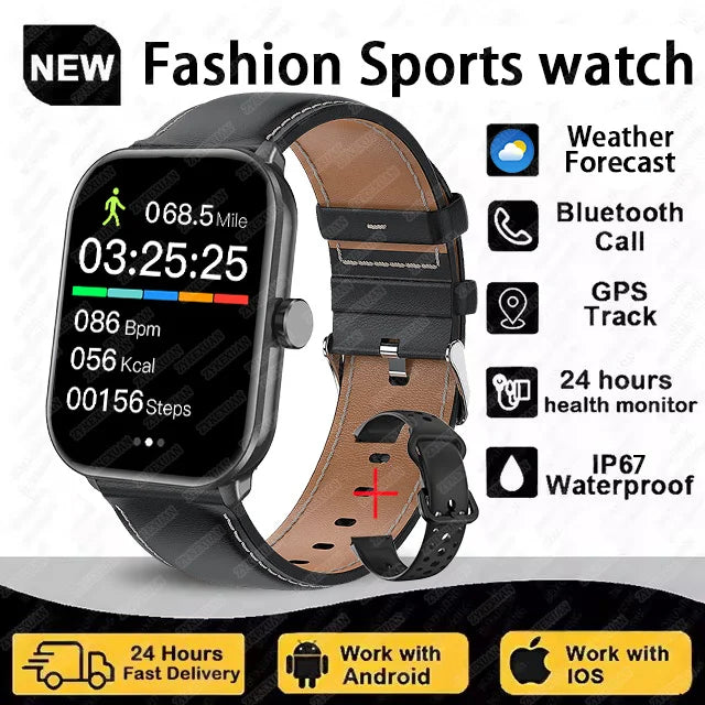 New Series 5 Watch5 Men Smart Watch Blood Pressure Blood Oxygen Heart Rate AI Voice Bluetooth Call Women SmartWatch For Xiaomi