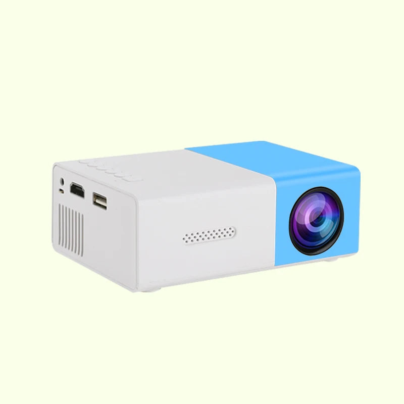 YG300 built-in speaker, supports high-definition 1080P, handheld mini entertainment portable home LED projector