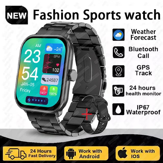 New Series 5 Watch5 Men Smart Watch Blood Pressure Blood Oxygen Heart Rate AI Voice Bluetooth Call Women SmartWatch For Xiaomi