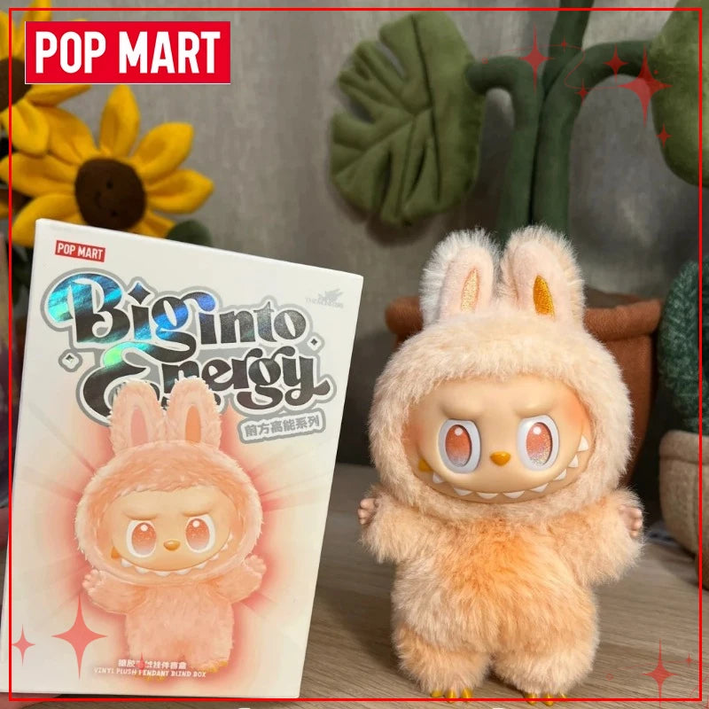 POP MART Labubu THE MONSTERS Big Into Energy Series Blind Box Vinyl Plush Doll Pendant Action Figure Collection Christmas Gift